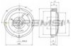 BREMSI DR5257 Brake Drum